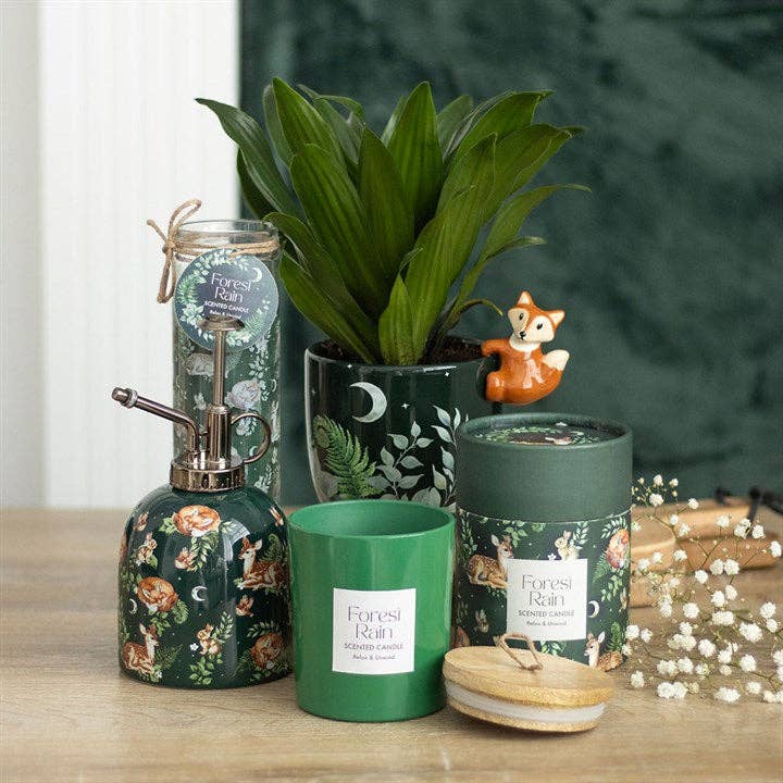 Green Forest Animal Print Ceramic Plant Mister
