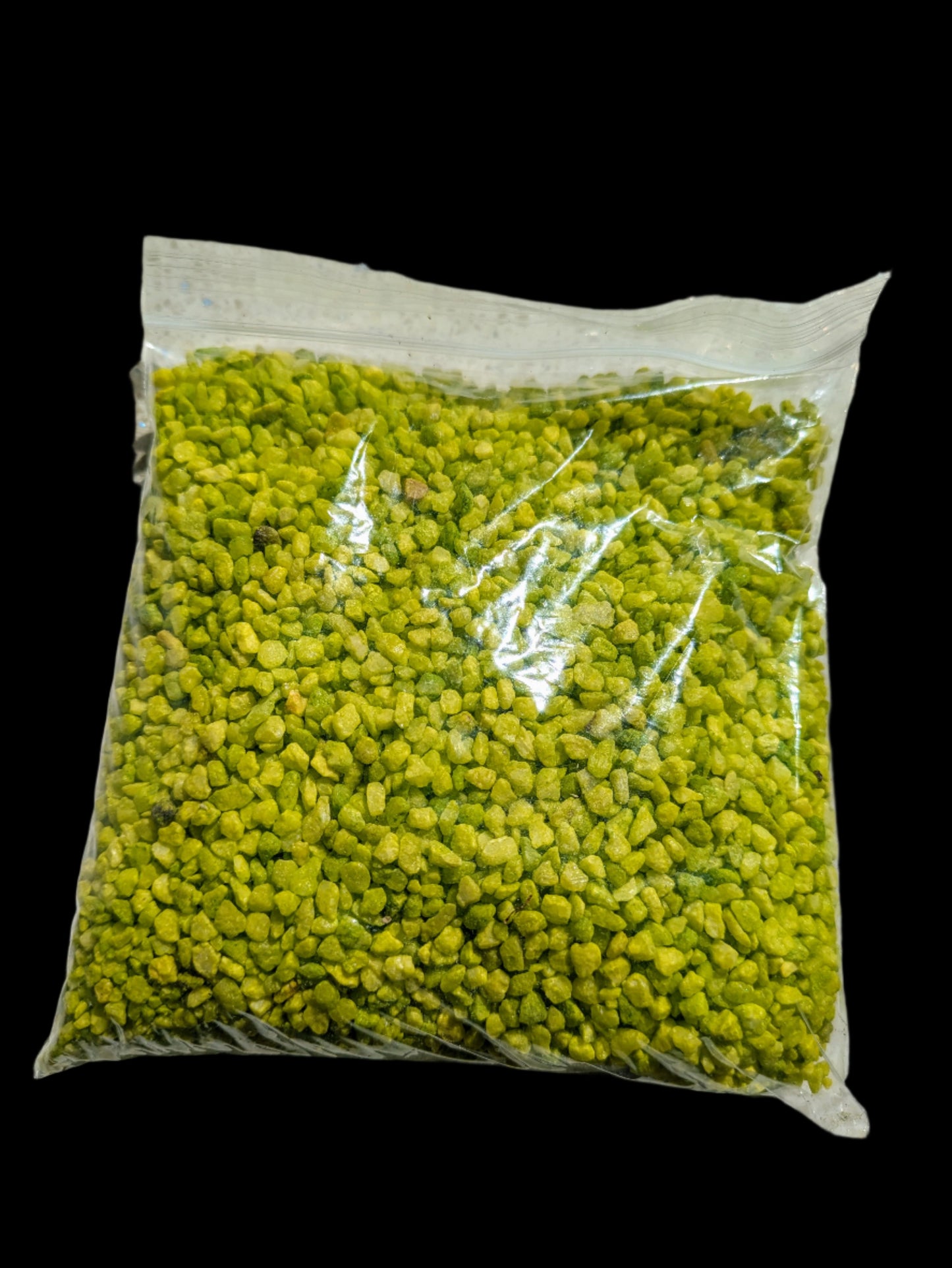 Terrarium stones Apple Green 2-3 mm 500g bags