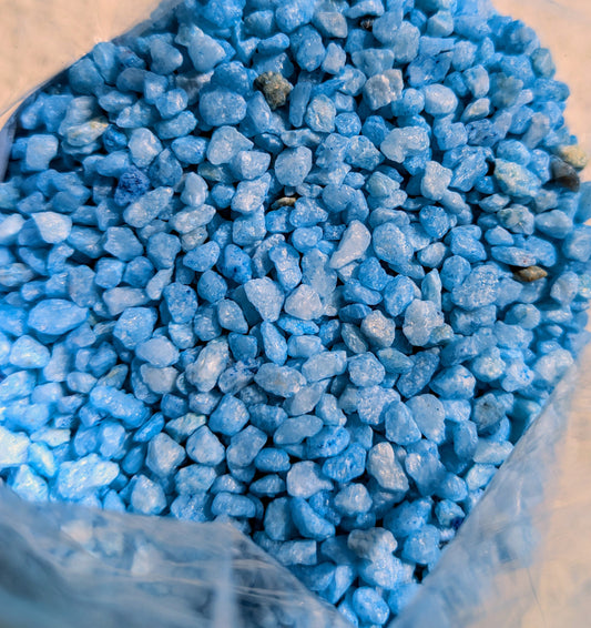 Terrarium stones Blue 2-3 mm 500g bags