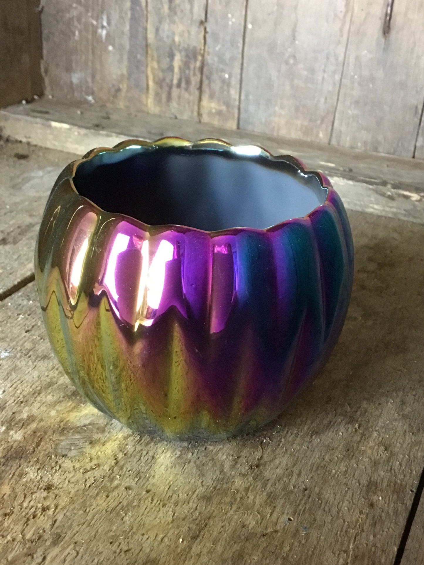 Iridescent Ceramic Plant pot for 6 cm Plants